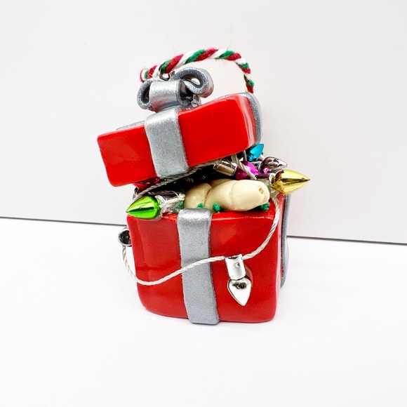 Dick in a Box Christmas Ornament – Funny SNL-Inspired Handmade Clay Ornament - Picture 5 of 16